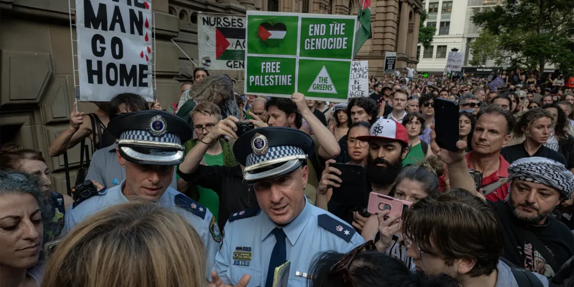 اعتراضات سیدنی هم‌زمان با سفر رییس‌جمهور اسرائیل به استرالیا